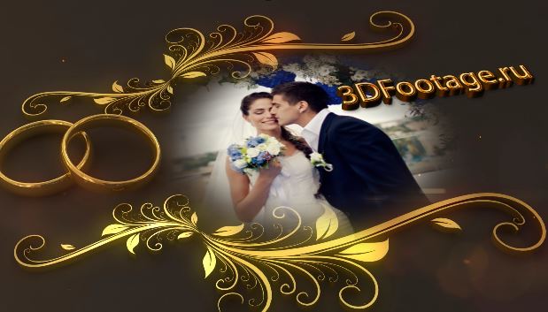 Wedding Rings 3DFootage.ru