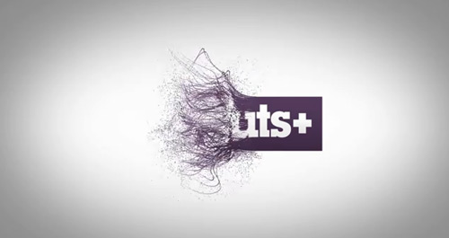 after-effects Super Stringy Hair-Like Logo Reveal