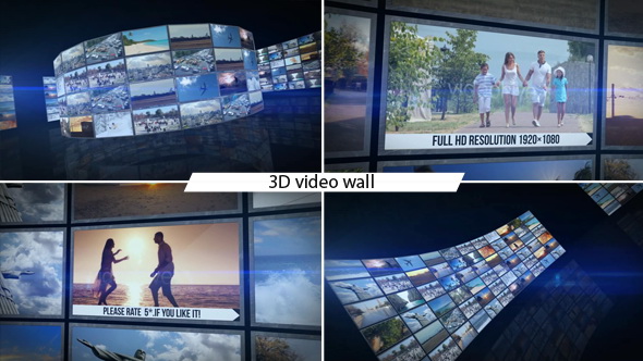 3D Video Wall