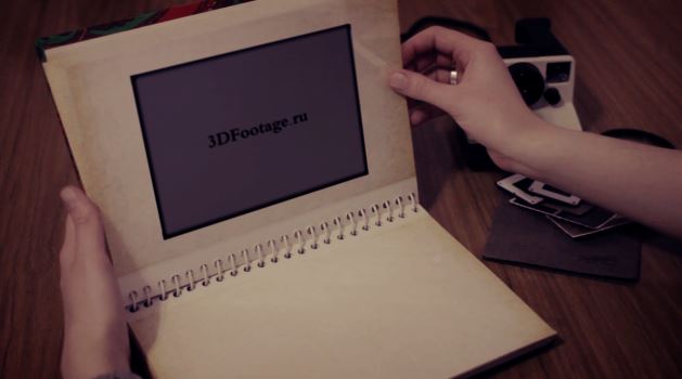 Vintage photo book