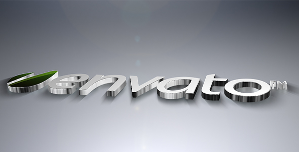 3d metal logo revealer image