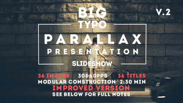 Big Typo Parallax image