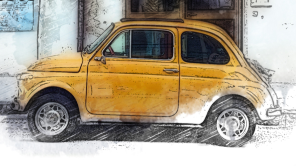 Sketch Watercolor Art Preview