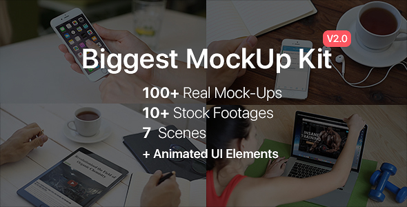 Biggest MockUp Kit Digital Device Mockups