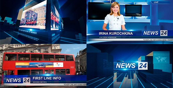 Broadcast News Package Images