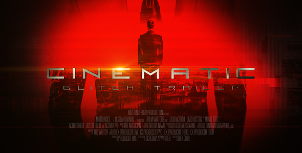 Cinematic Glitch Trailer Image