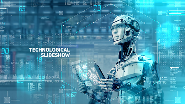 Technological Slideshow Image