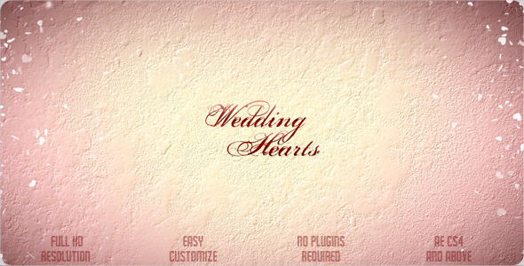 Wedding Hearts Slideshow Image