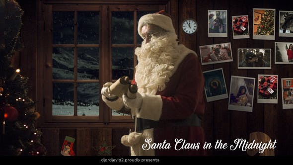 Santa Claus in the Midnight Image Preview