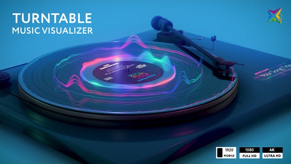 Turntable Music Visualizer