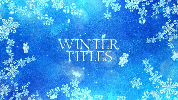 Winter Titles Image Preview
