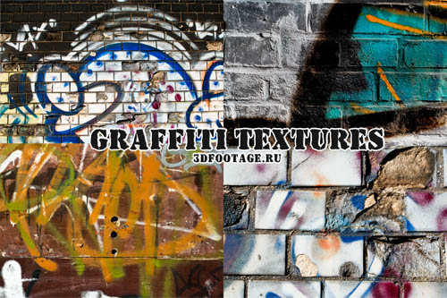 graffiti textures 3dfootage.ru